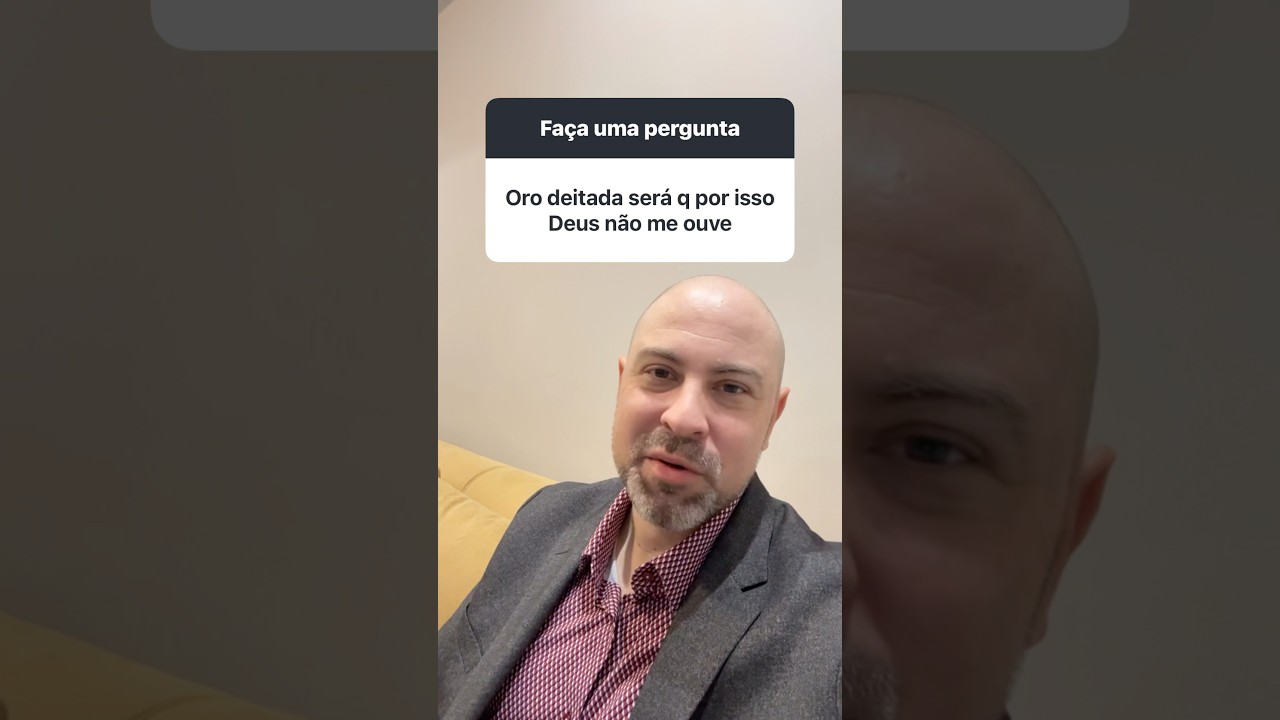 Orar deitado ser&aacute; que Deus ouve? @ViniciusIracet