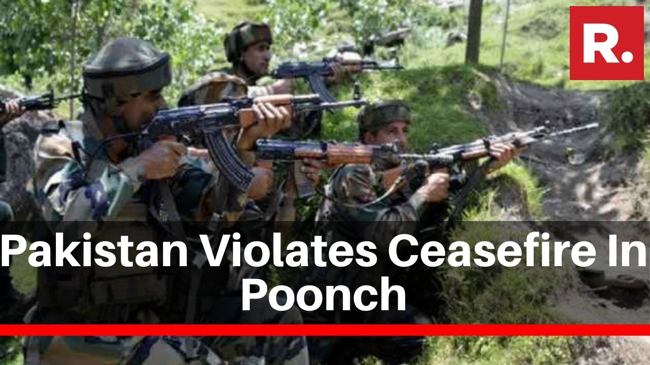 Pakistan Violates Ceasefire In Poonch, Army Jawan Injured In Firing