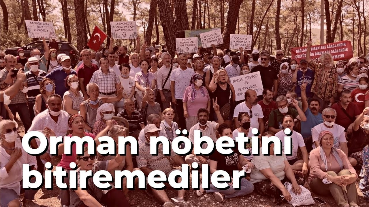 İkizk&ouml;y'deki orman n&ouml;betini jandarma m&uuml;dahalesi de bitiremedi