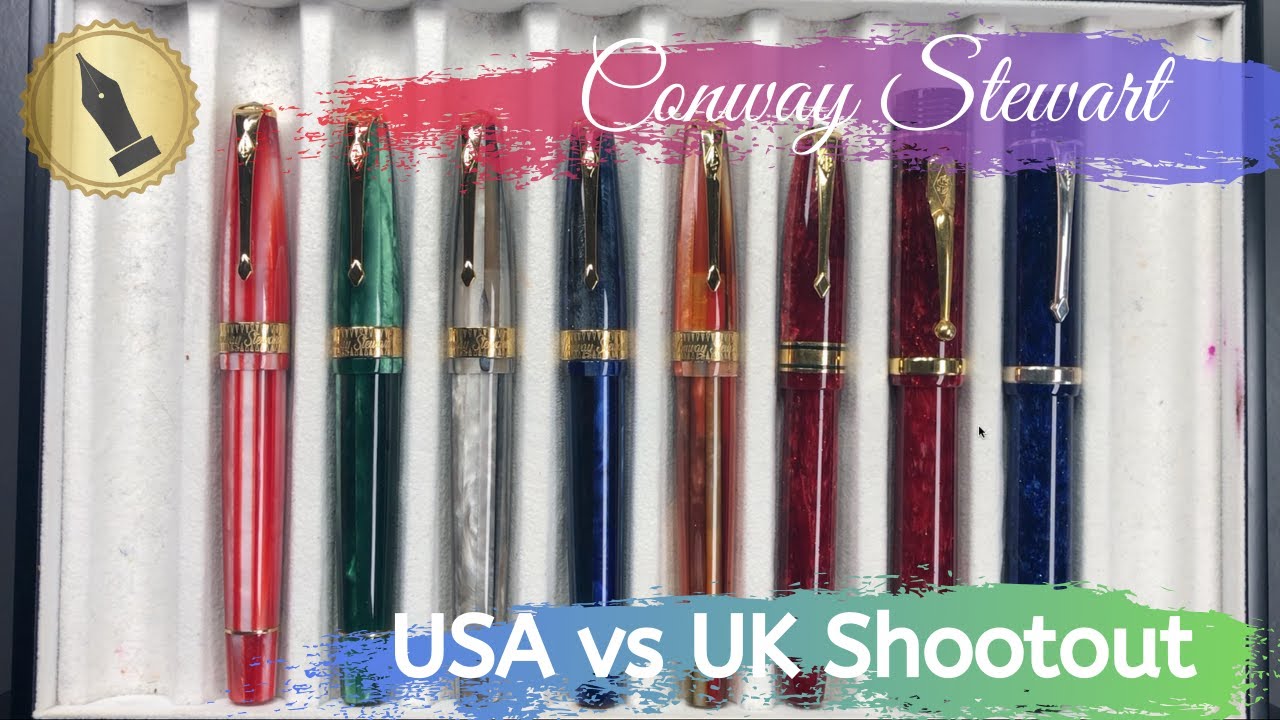 Conway Stewart USA vs UK Shootout