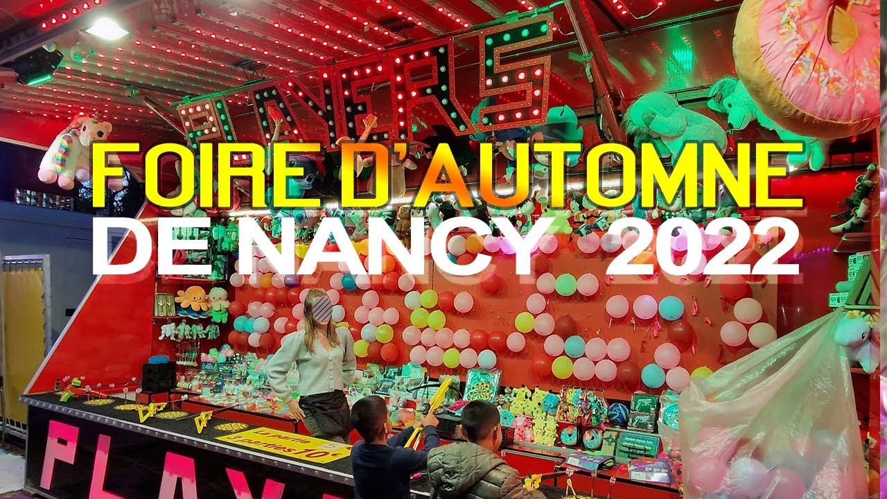fête foraine d'automne de Nancy 2022 - Dimanche 30 octobre 2022