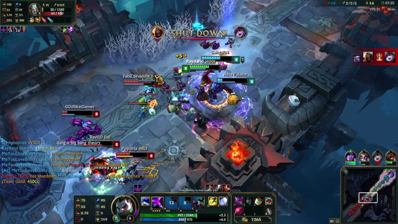League of Legends | Swain gameplay | Aram | ft. Raydano
