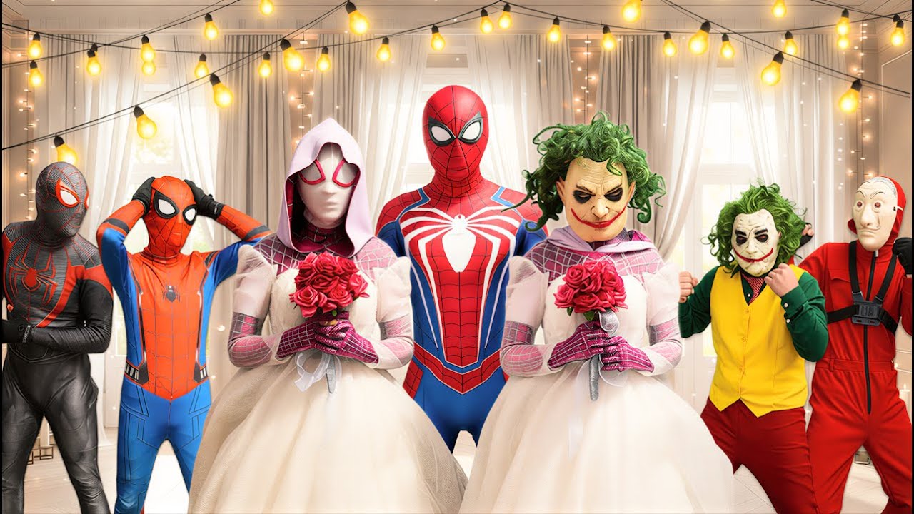 レッド・スパイダーマンの混乱した結婚式：花嫁救出ミッション