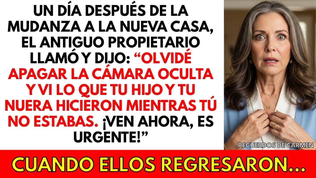 Después de la mudanza, el antiguo propietario llamó  “Olvidé la cámara oculta y vi lo que hicieron ”