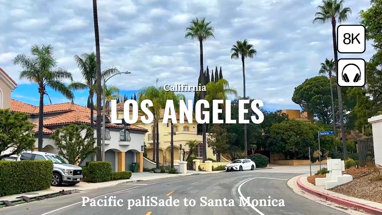 Driving from Pacific Palisades to Santa Monica | Ocean View 🌊 California Drive