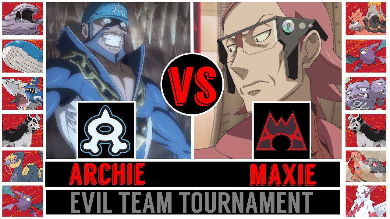 Team Aqua vs. Team Magma (Archie vs. Maxie) - Evil Team Tournament/Quarterfinal -  Pokémon Sun/Moon