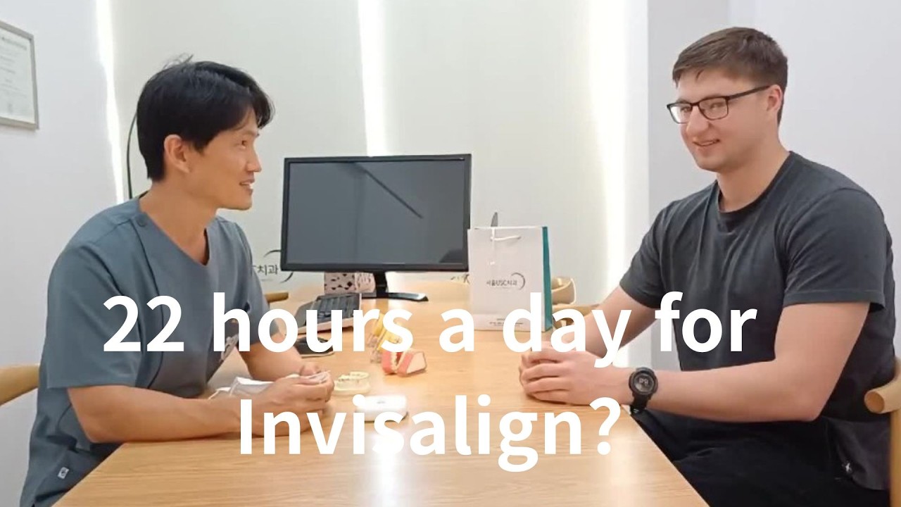 How many hours should patients wear Invisalign?