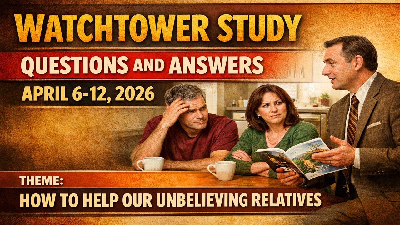WATCHTOWER STUDY | QUESTIONS AND ANSWERS | APRIL 6-12, 2026 | HOW TO HELP OUR UNBELIEVING RELATIVES