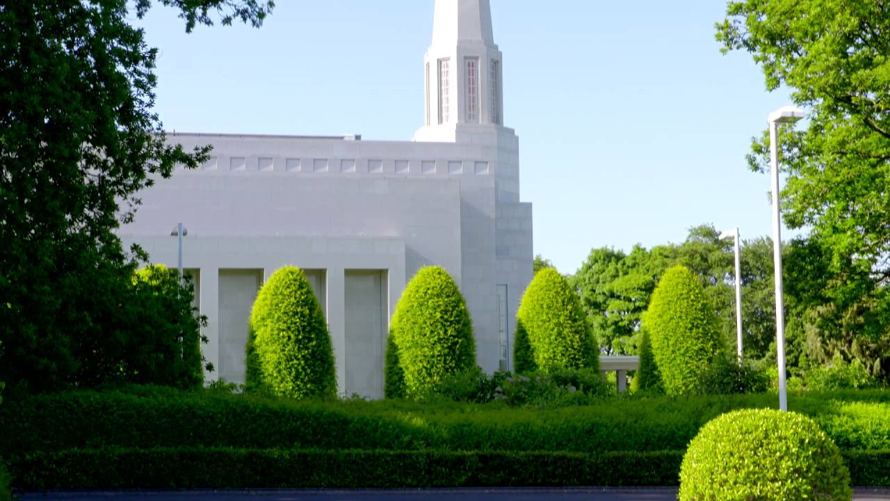 The Preston Temple in Spring