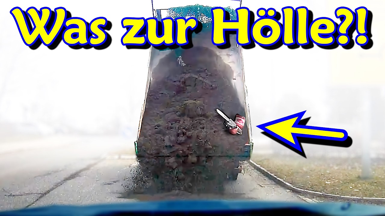 Direkt vors Auto laufen, LKW kippt Erde auf Straße und Rotlichtverstöße | DDG Dashcam Germany | #632