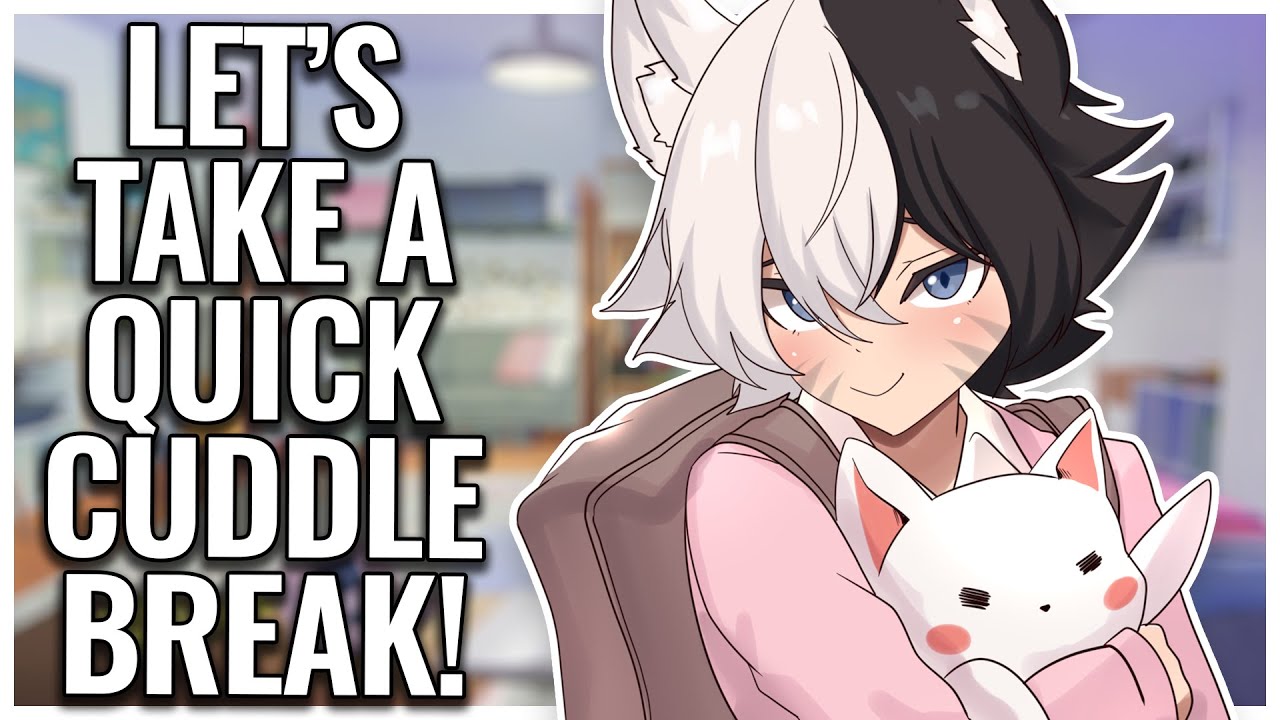 Femboy Classmate Cuddles You During A Study Break ASMR 🤗