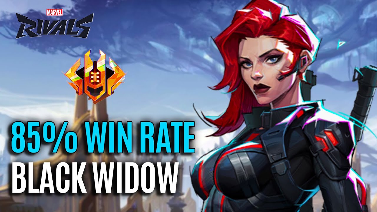 W1D6W 85% WIN RATE WITH BLACK WIDOW | CELESTIAL | MARVEL RIVALS PRO COMPETITIVE