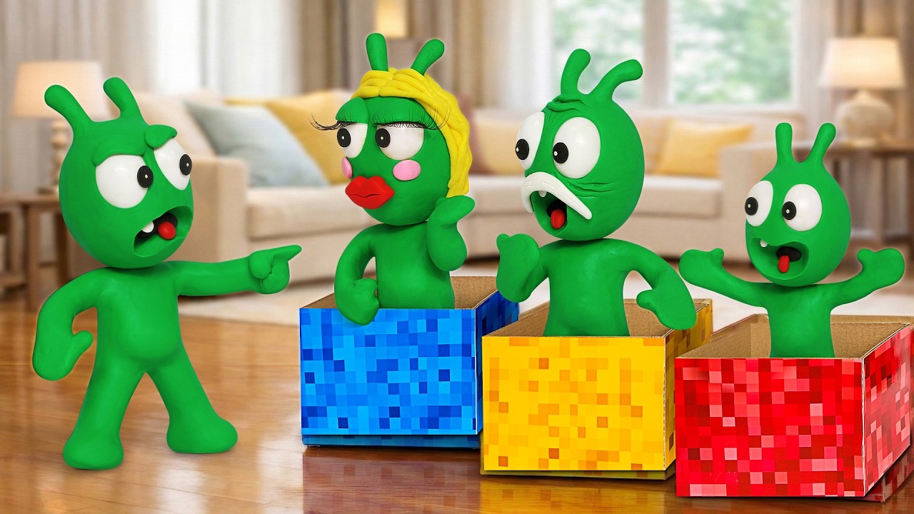 What Happens ?When 3 Generations of Pea Pea Open a Minecraft Mystery Box!