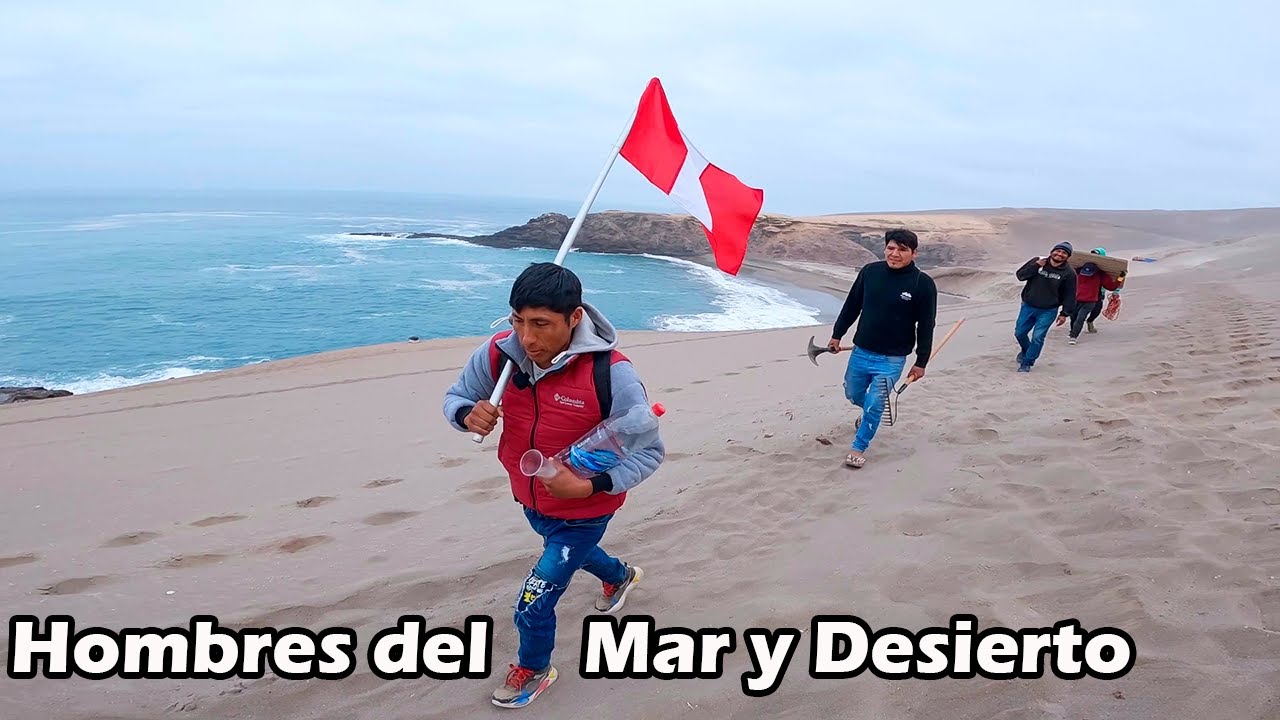 los hombres del desierto llevando casa para el tío adrián