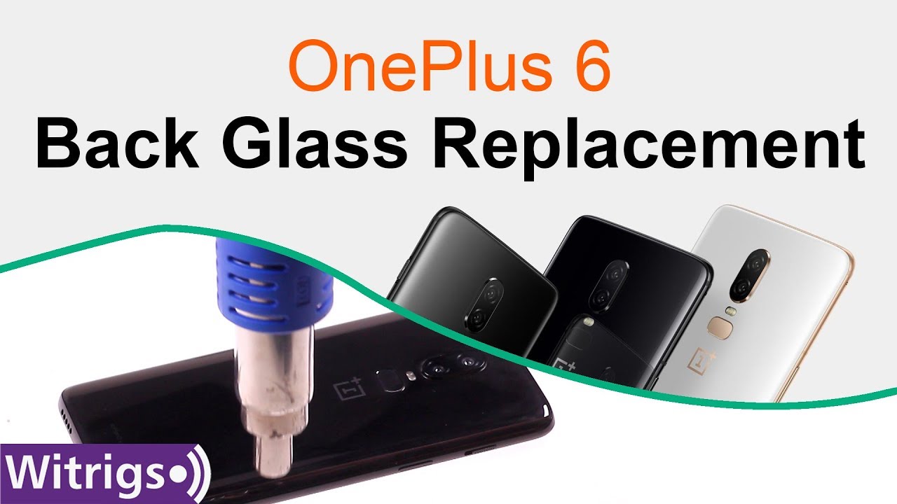 OnePlus 6 Back Glass Replacement - Battery Cover/Back Cover/Fingerprint Scanner