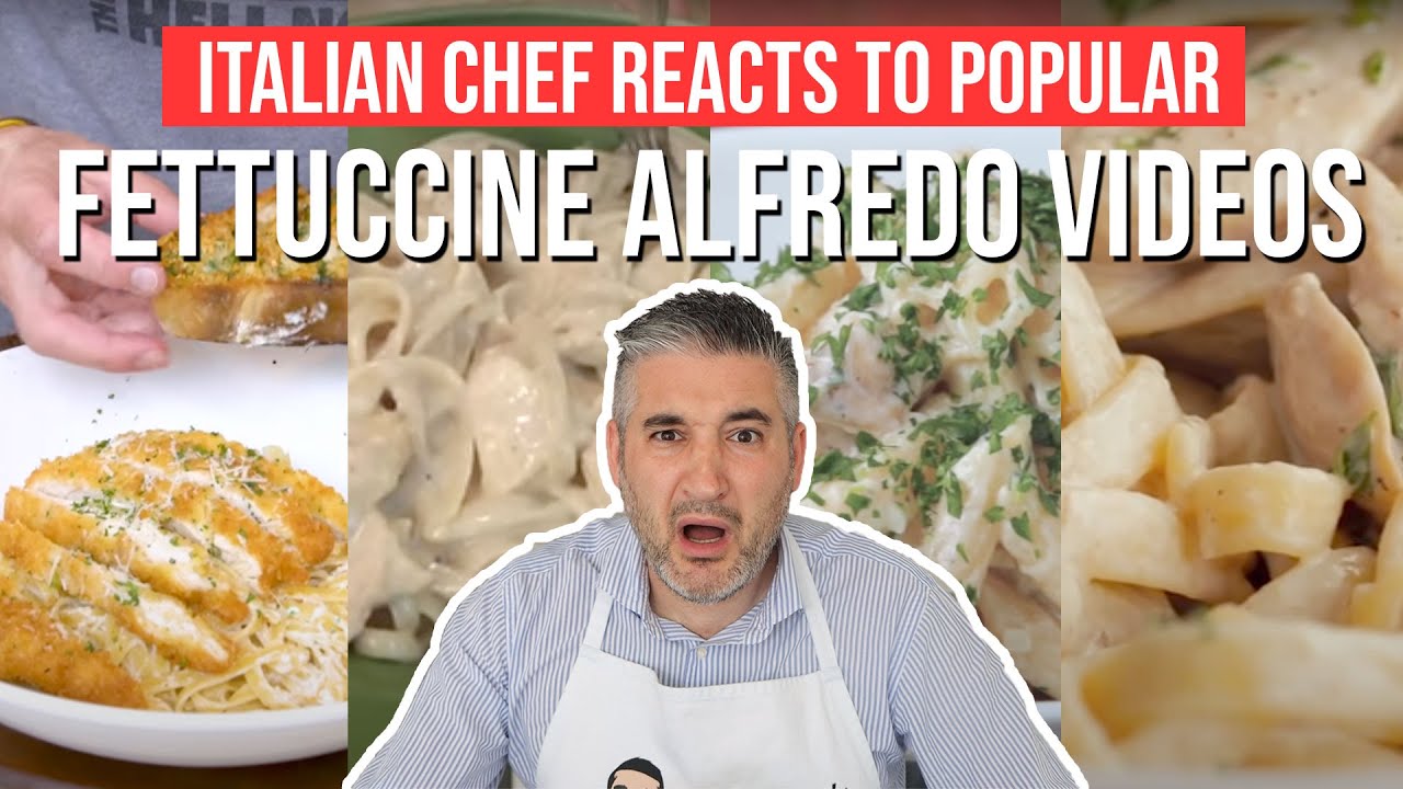 Italian Chef Reacts to Popular Fettuccine Alfredo Recipes (and It's Not What You Think)