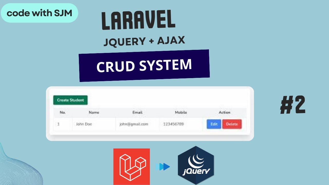 Laravel 10 CRUD Tutorial   AJAX with full validations - part 2
