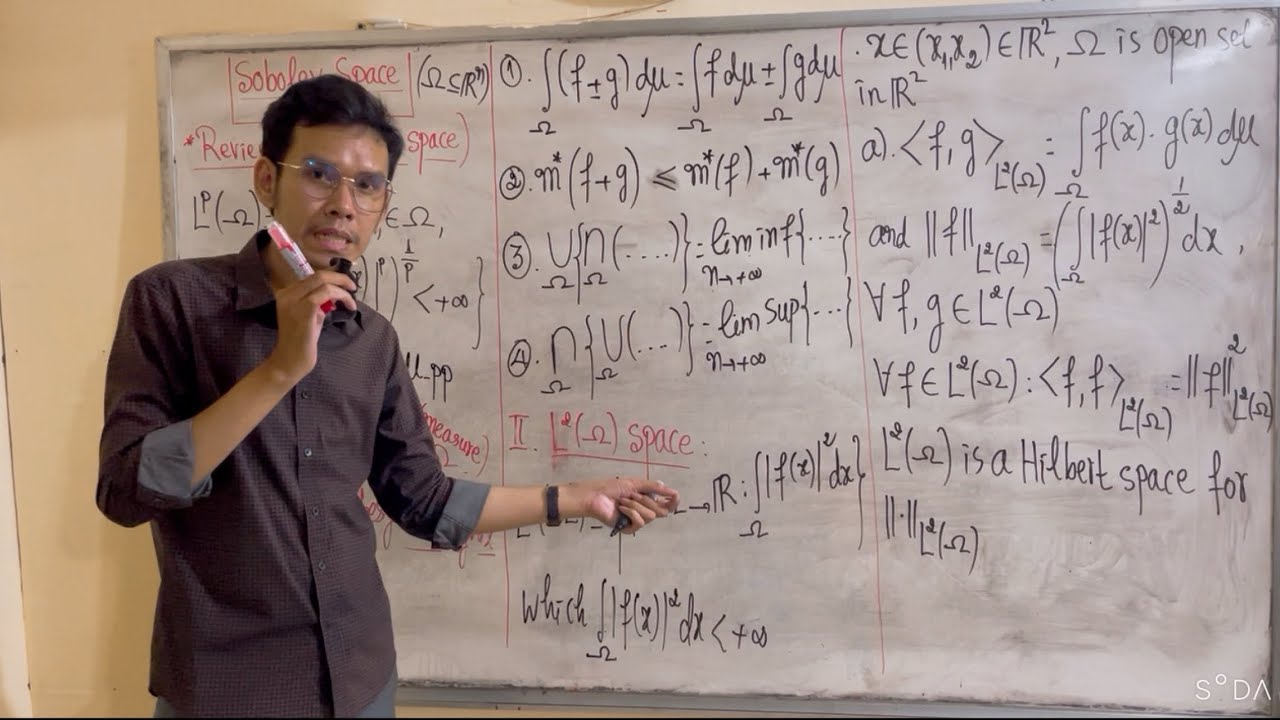 Third video lecture : Distribution and Sobolev Space 