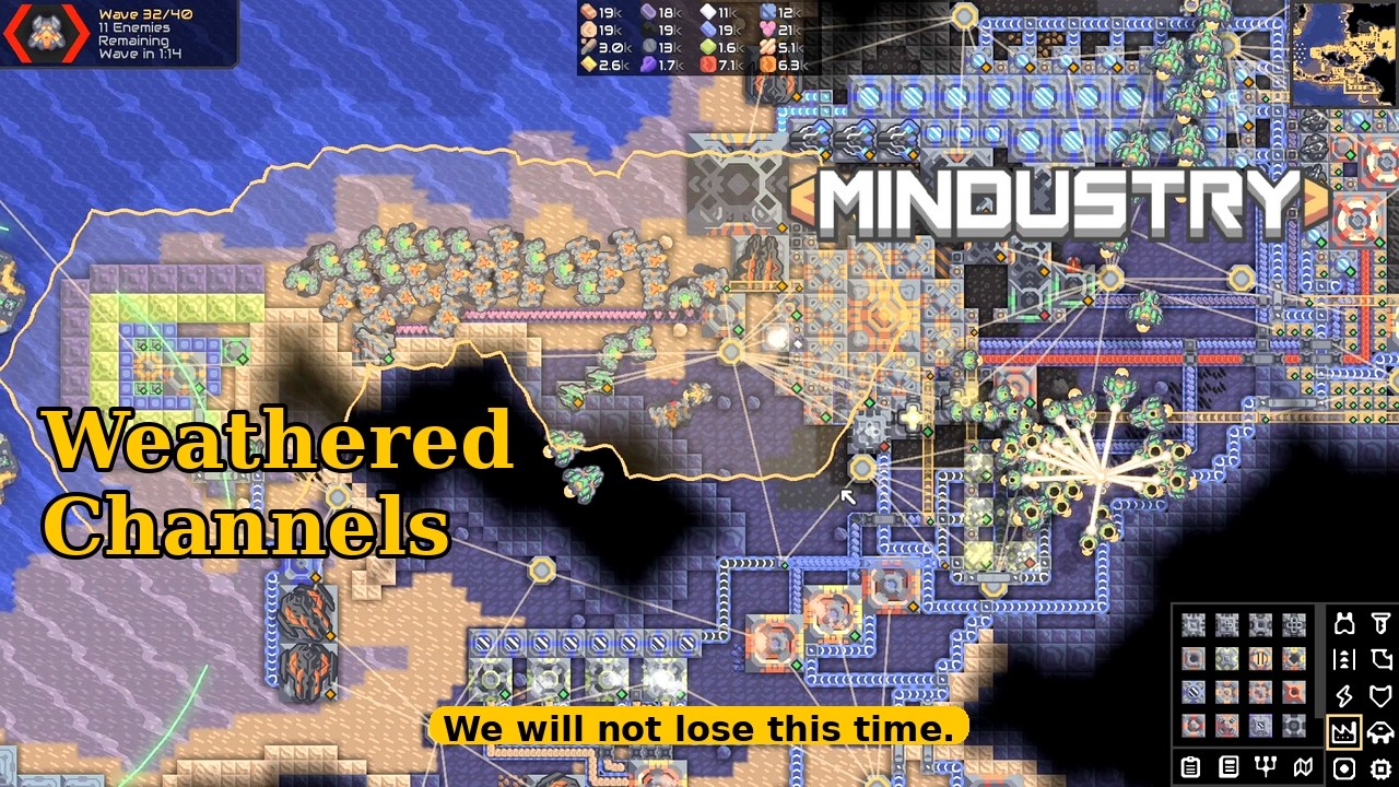 Weathered Channel | Hard | Mindustry V8 | Campaign