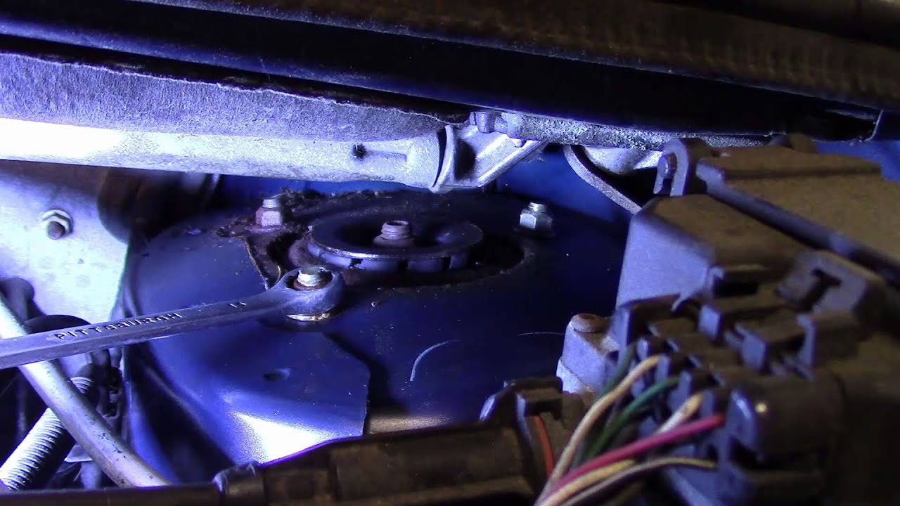 how to replace front struts on a 2003 buick rendezvous