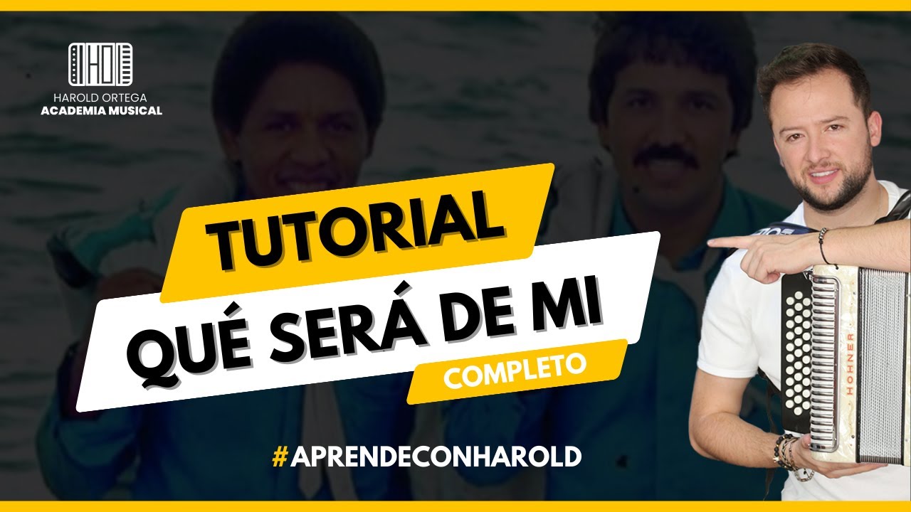 Qué será de mi (tutorial acordeón vallenato) - Binomio de oro