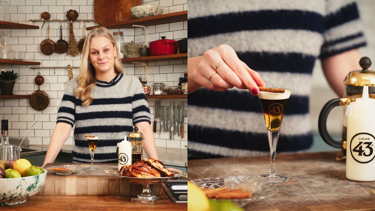 Kanelbulle-shot med Licor 43