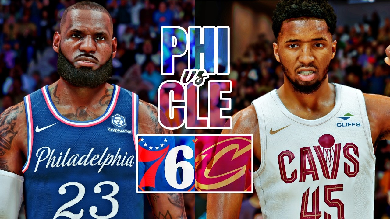 ОБНОВЛЕННЫЕ 76ERS против CAVALIERS | NBA 2K26 (PS5 PRO) [4K60]