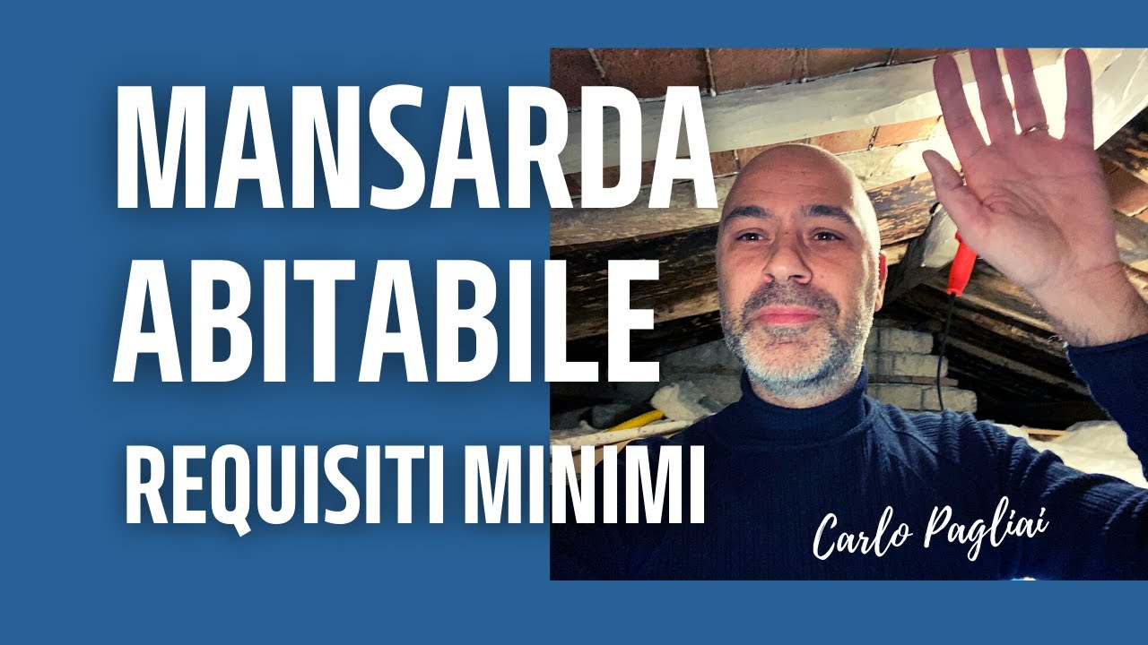 Mansarda abitabile: requisiti minimi di trasformazione del sottotetto