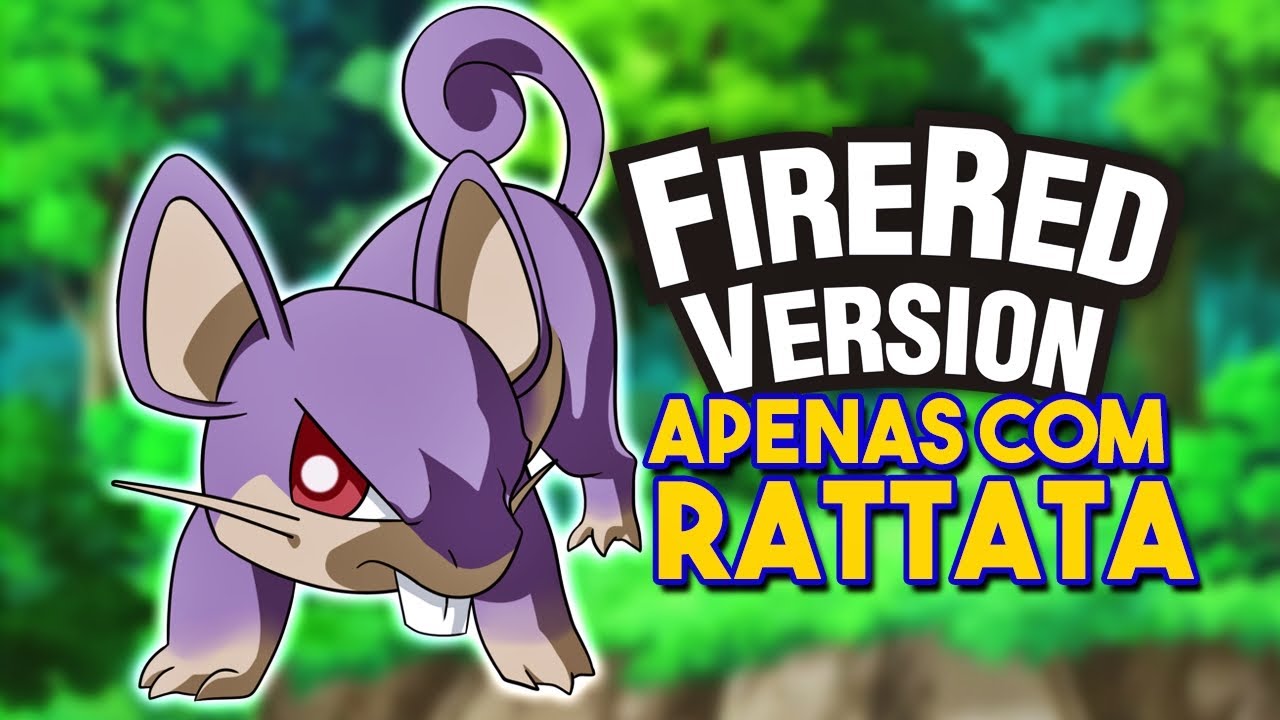 Dá pra ZERAR Pokémon FIRE RED APENAS com o Rattata? - #DESAFIO POKÉMON 07