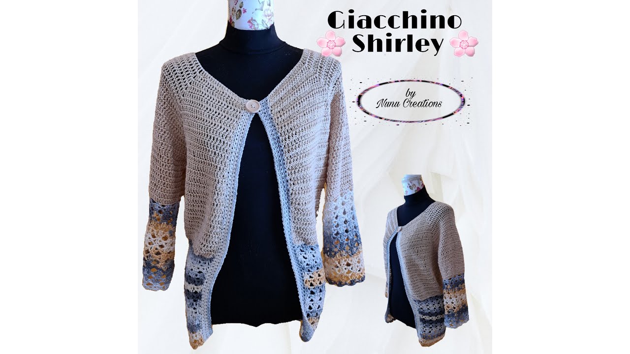 #nunucreations#giacchino# * GIACCHINO SHIRLEY * ( TWINSET ) a uncinetto !!!