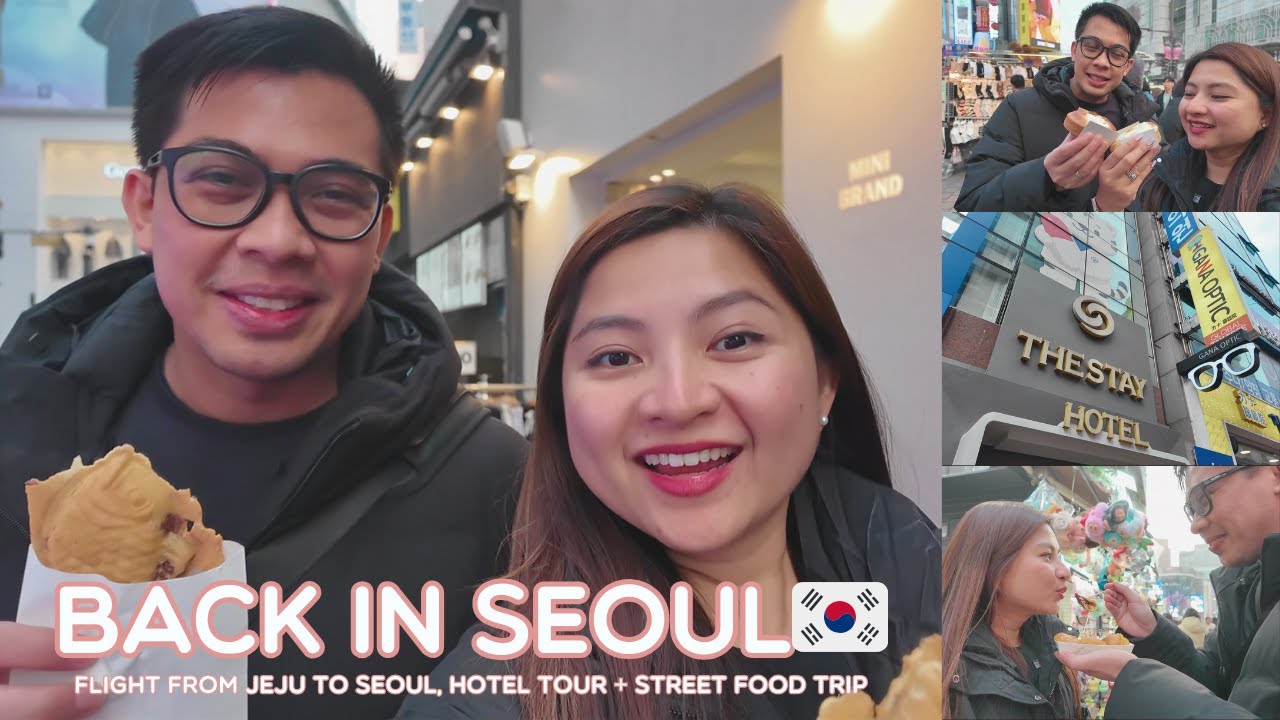 WE'RE BACK IN SEOUL IN WINTER 🇰🇷 | Affordable hotel in Myeongdong | Joyce Yabut - Bartolome