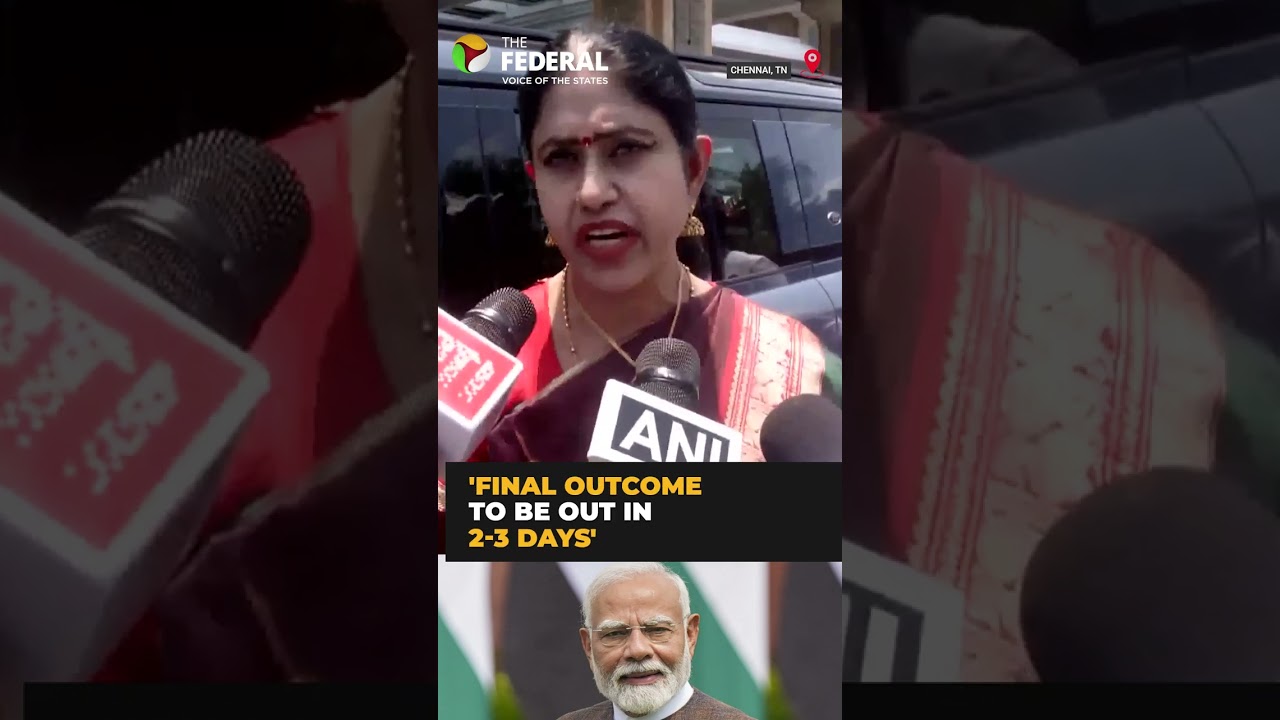 TN NDA alliance seat-sharing almost finalised, says BJP&rsquo;s Vijayadharani | #shorts