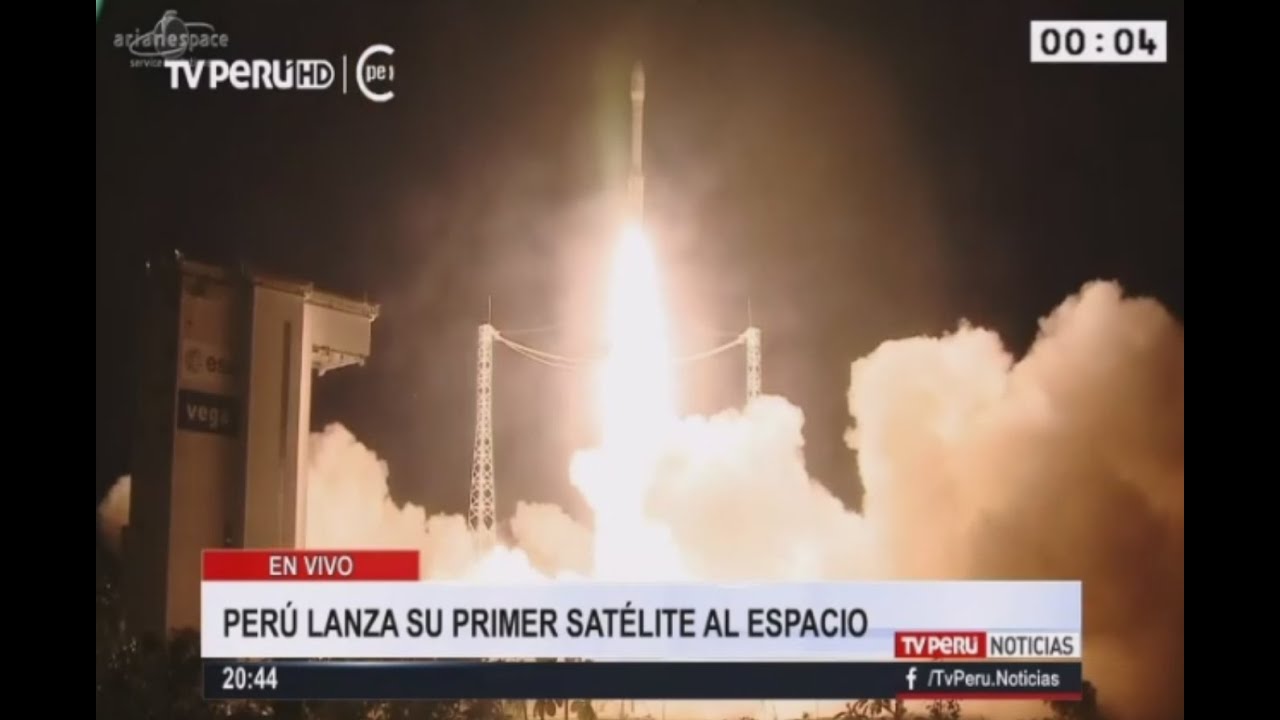El primer satélite peruano ya surca el espacio