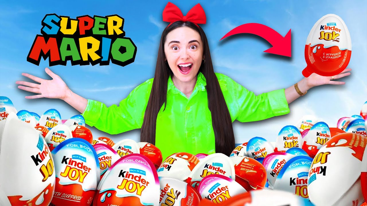 Deschid OUA Kinder Joy SUPER MARIO