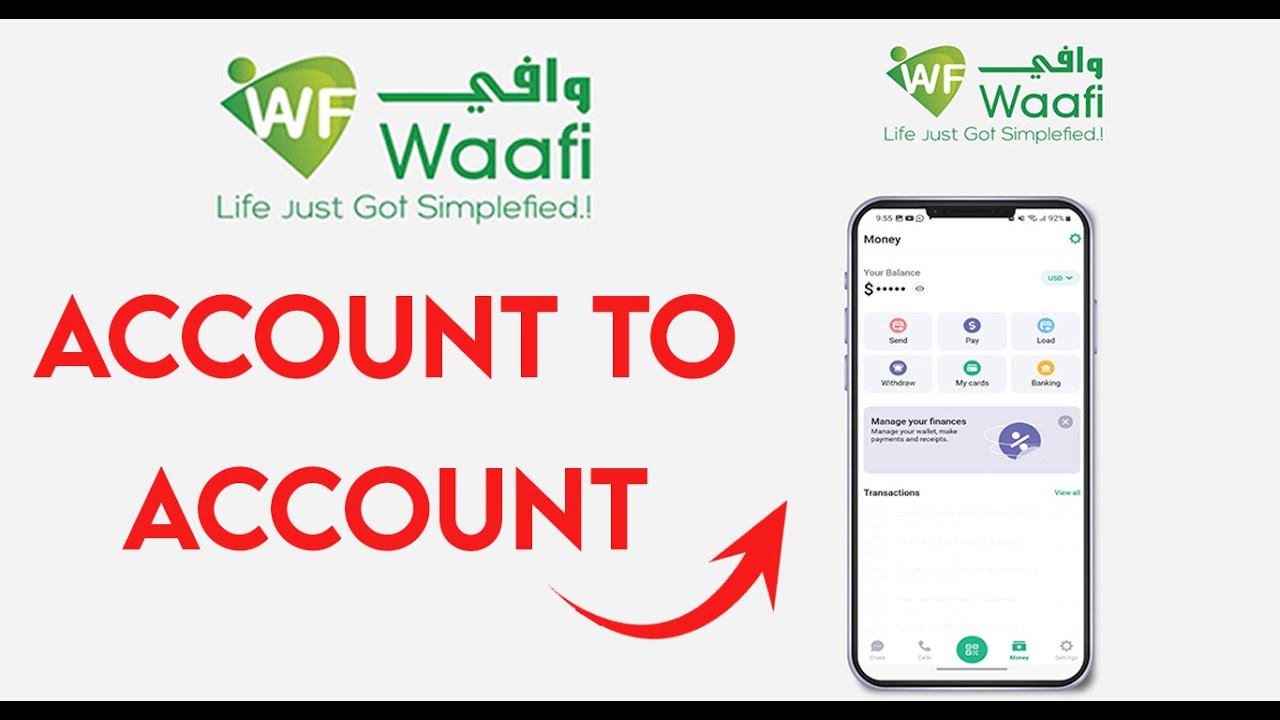 Sida loo isticmaalo WAAFI APP (Account to Account)