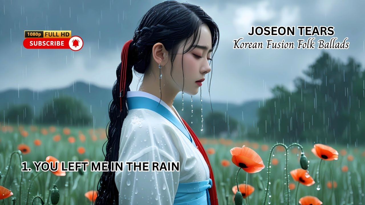 1. YOU LEFT ME IN THE RAIN. Emotional Korean Folk Fusion Ballads. Tradition Meets Emotion.  💖🌸🎶