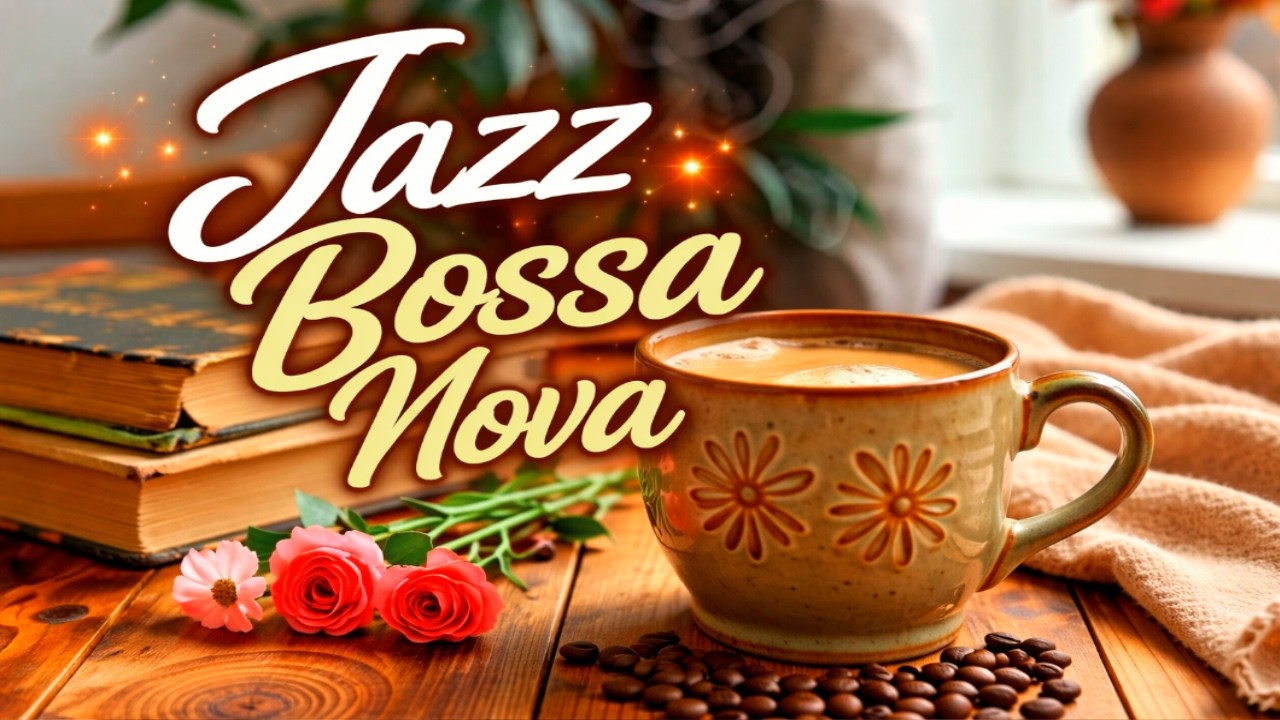Cozy Bossa Nova Cafe ☕ Relaxing Jazz Music for Study, Work, Sleep Stress Relief Coffee Shop Ambience