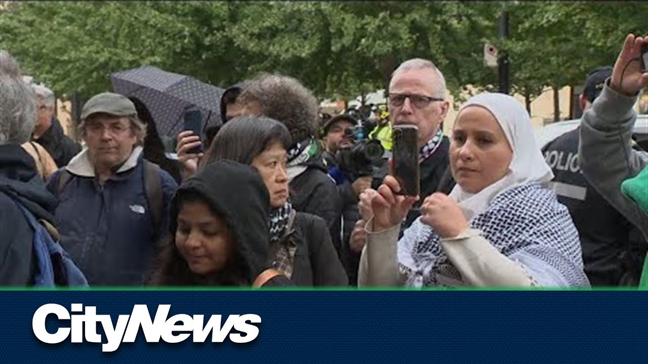 Pro-Palestinian rally in Montreal