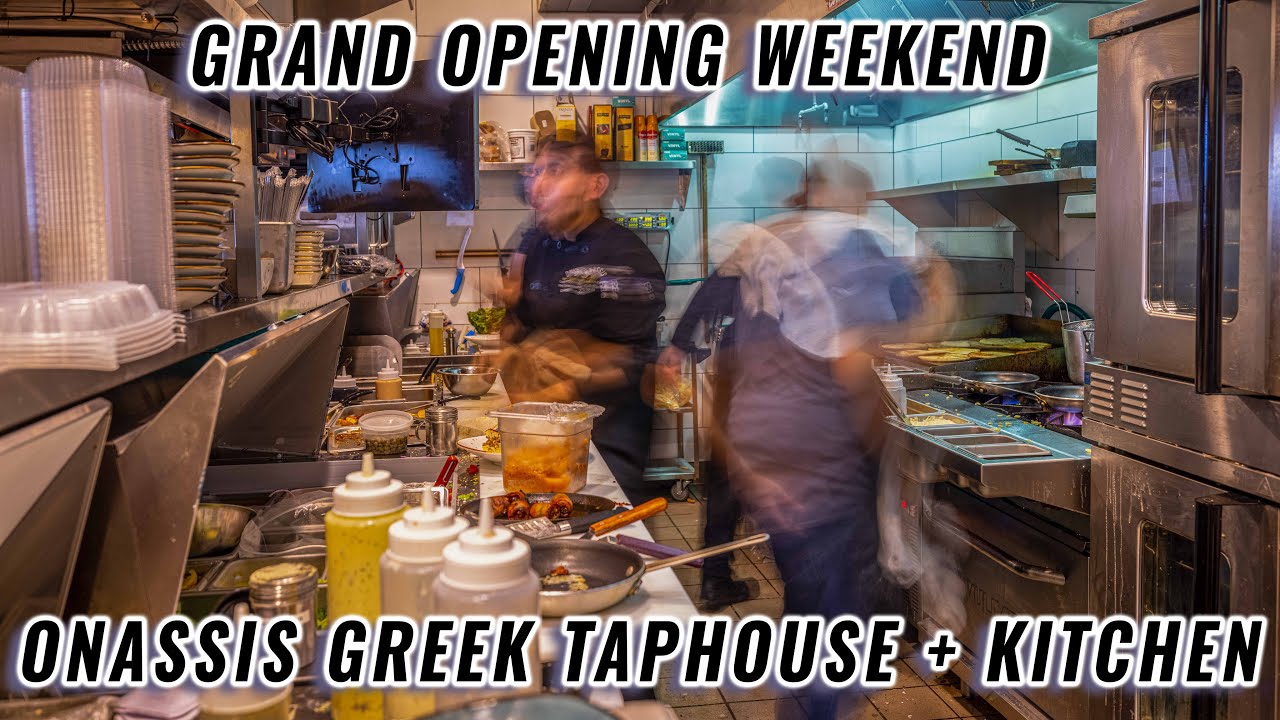 Exhausted Restaurant Owner Vlogs Grand Opening Weekend