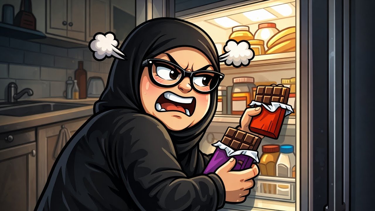 Foodie Beauty stealing snacks and blaming kids in Syria 