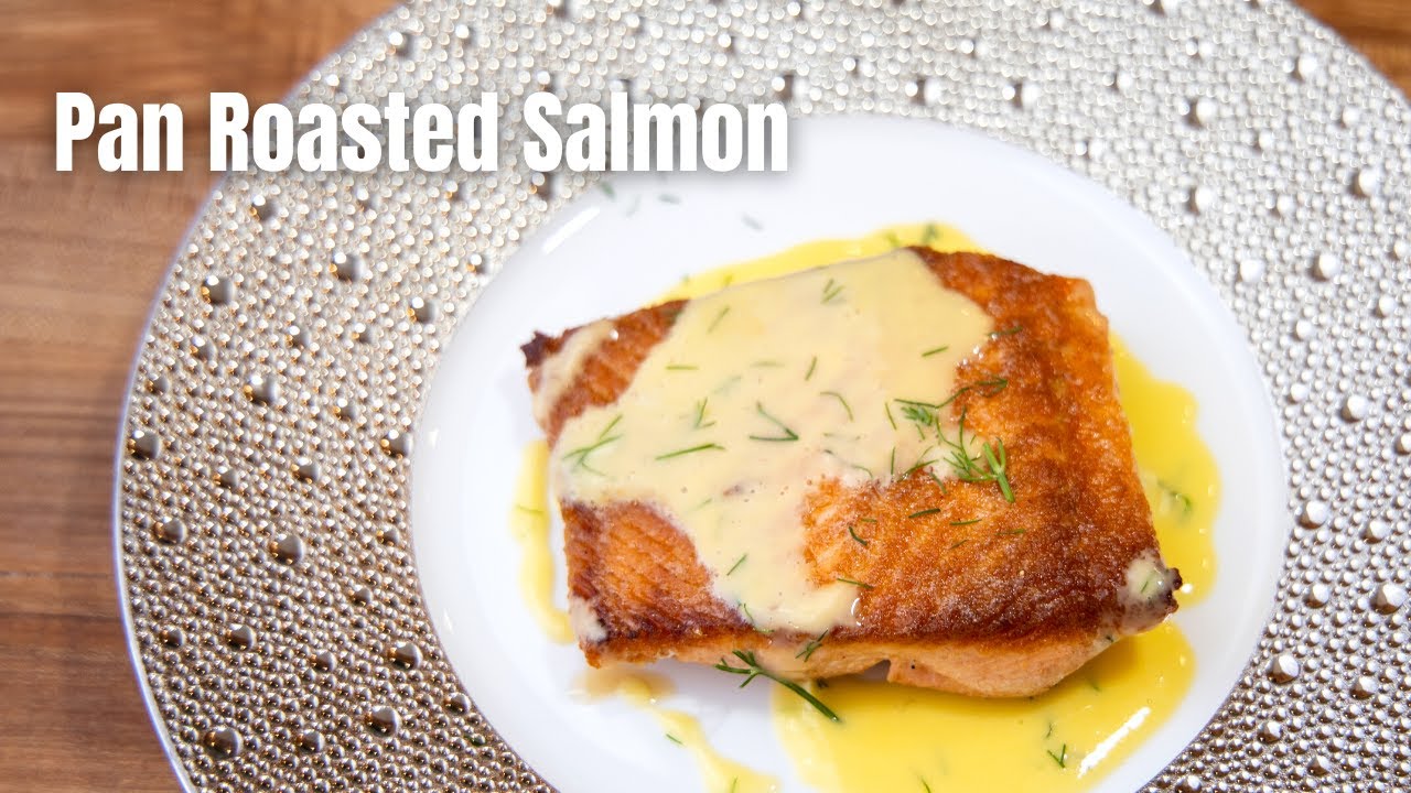 Crispy Seared Salmon With White Wine Butter Sauce Recipe