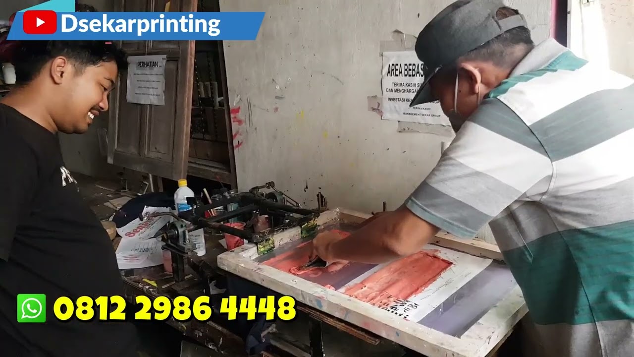 kursus sablon baju kaos