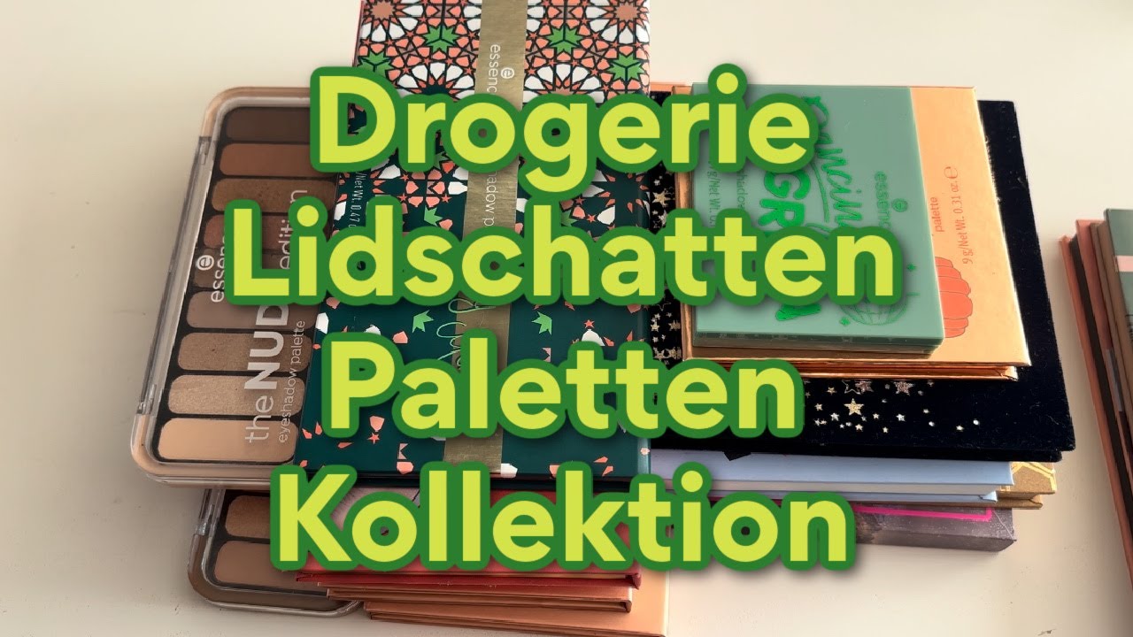 DROGERIE LIDSCHATTENPALETTEN SAMMLUNG 2024