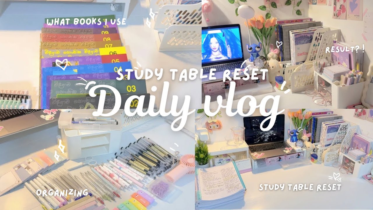 📚 Study Table Reset ✨ Study Books I Use + Resource Recommendations
