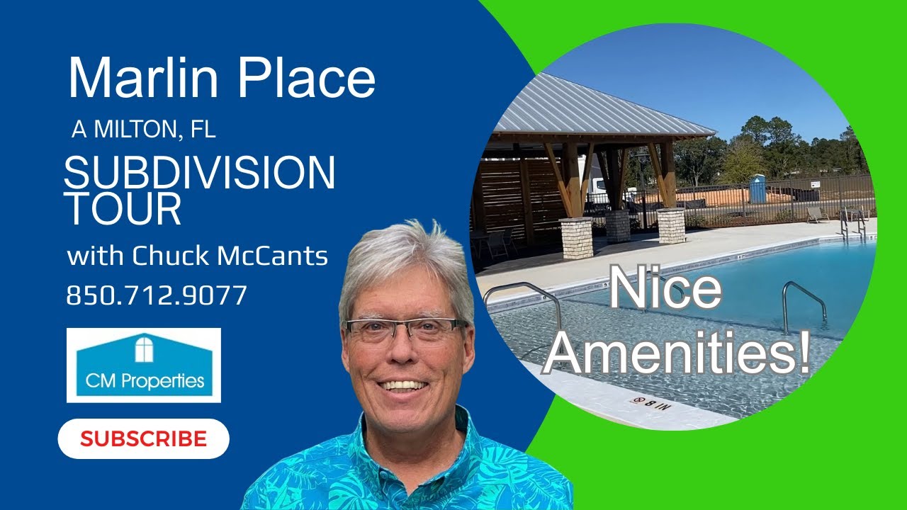 Marlin Place, a new Milton FL subdivision with Amenities!