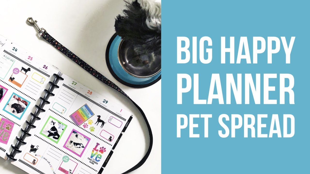 Plan With Me // Big Happy Planner // Pet Spread! // Patron Suggested Video // February 24-March 1