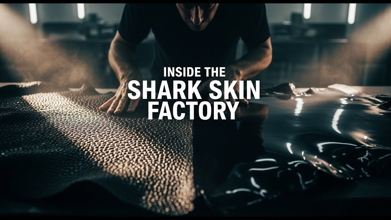 Inside the Shark Skin Factory &ndash; How Rough Shagreen Becomes Smooth Luxury Armor (Full Process) PRO