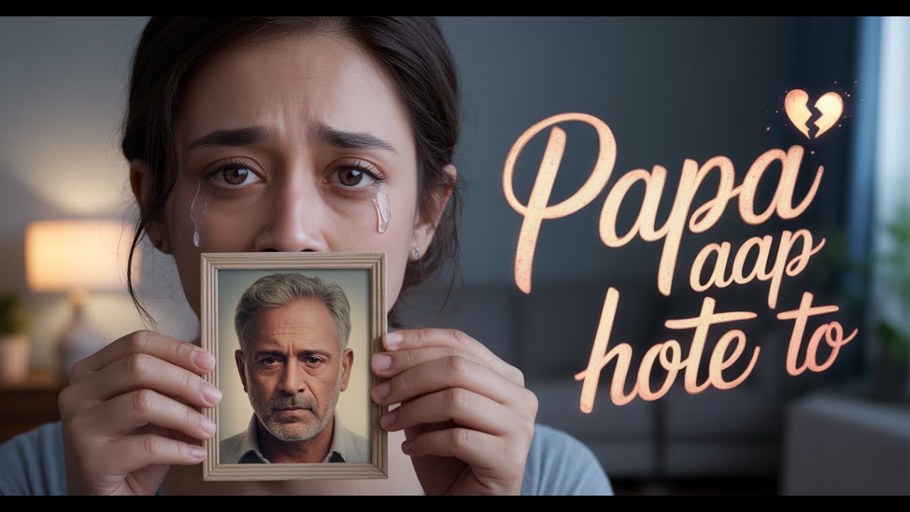 Papa Aap Hote To | Crying Song | Female Version | AI Generated | Copyright Free 💔