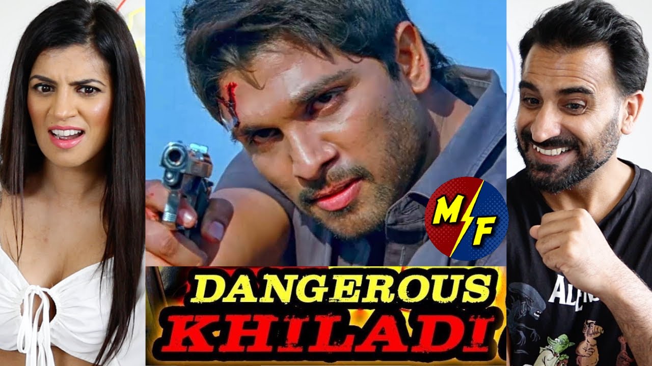 DANGEROUS KHILADI Best Action Scene REACTION!! | Allu Arjun | South Indian Best Action Scene