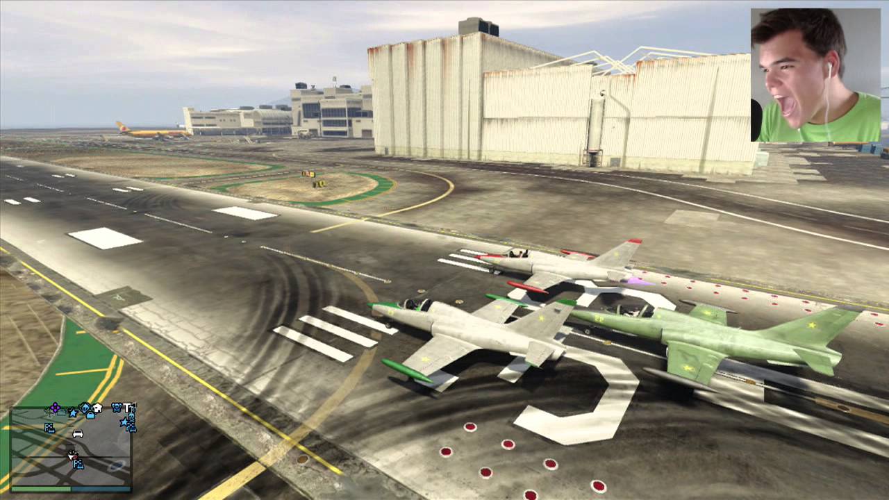 Удивительная битва в воздухе (испытания GTA 5)